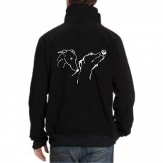 Sweatjacke mit 2 Galgoköpfe