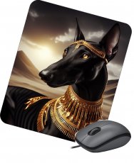 Mauspad schwarzer Galgo