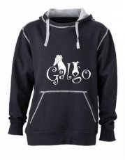 Kapuzen-Sweatshirt Wort Galgo 01