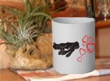 Tasse Galgo mit Herzen